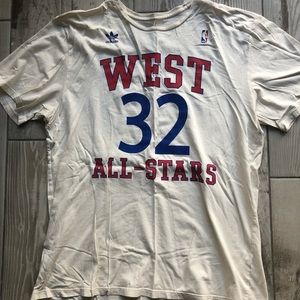 Vintage NBA West All-Stars Magic Johnson T-Shirt #32